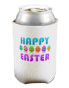 Happy Easter Decorated Eggs Can / Bottle Insulator Coolers-Can Coolie-TooLoud-1-Davson Sales