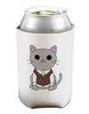 Cute Sweater Vest Cat Design Can / Bottle Insulator Coolers by TooLoud-Can Coolie-TooLoud-1-Davson Sales