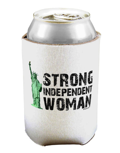 Statue of Liberty Strong Woman Can / Bottle Insulator Coolers by TooLoud-Can Coolie-TooLoud-1-Davson Sales