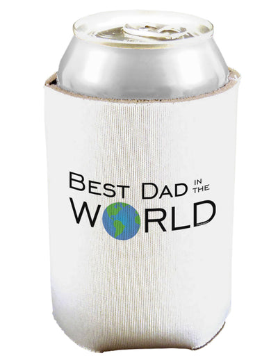 Best Dad in the World Can and Bottle Insulator Koozie-Koozie-TooLoud-White-Davson Sales