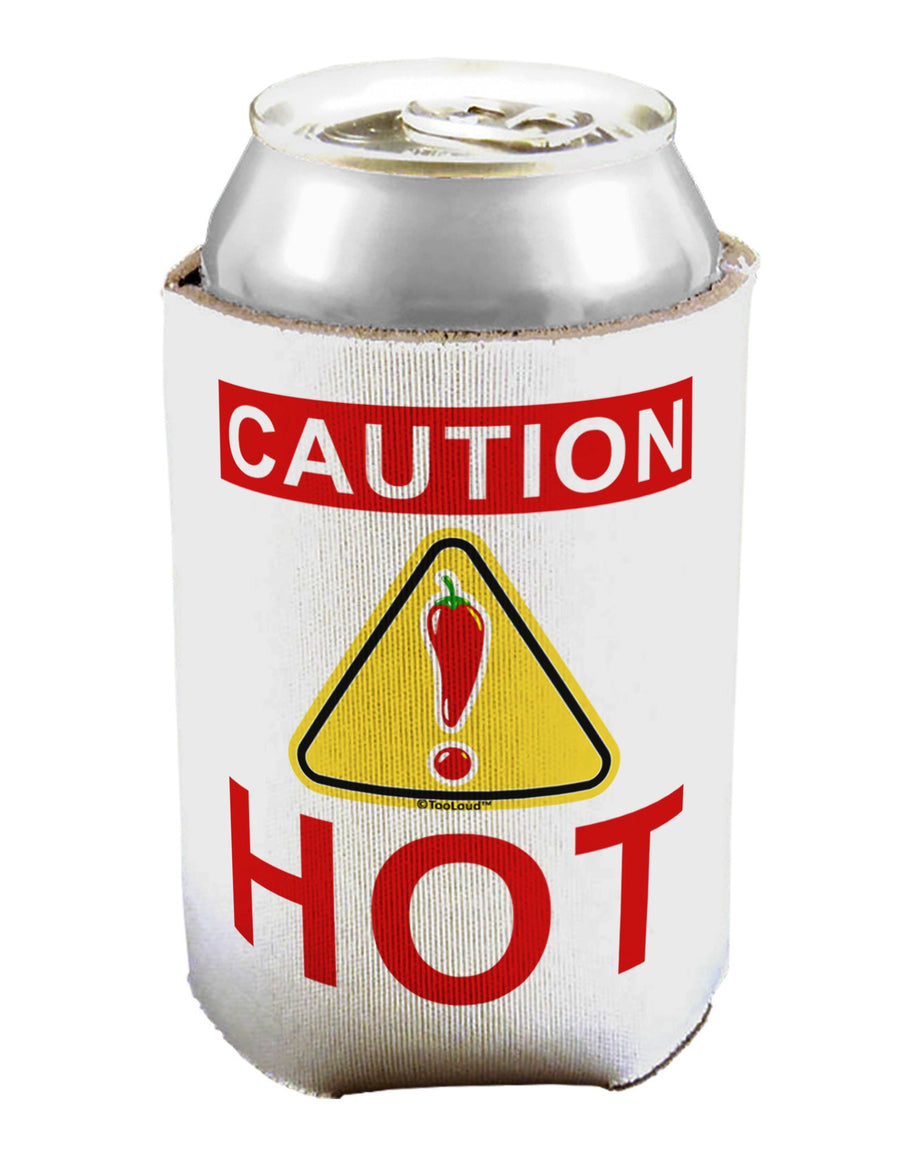 Caution Hot Chili Pepper Sign Can / Bottle Insulator Coolers-Can Coolie-TooLoud-1 Piece-Davson Sales