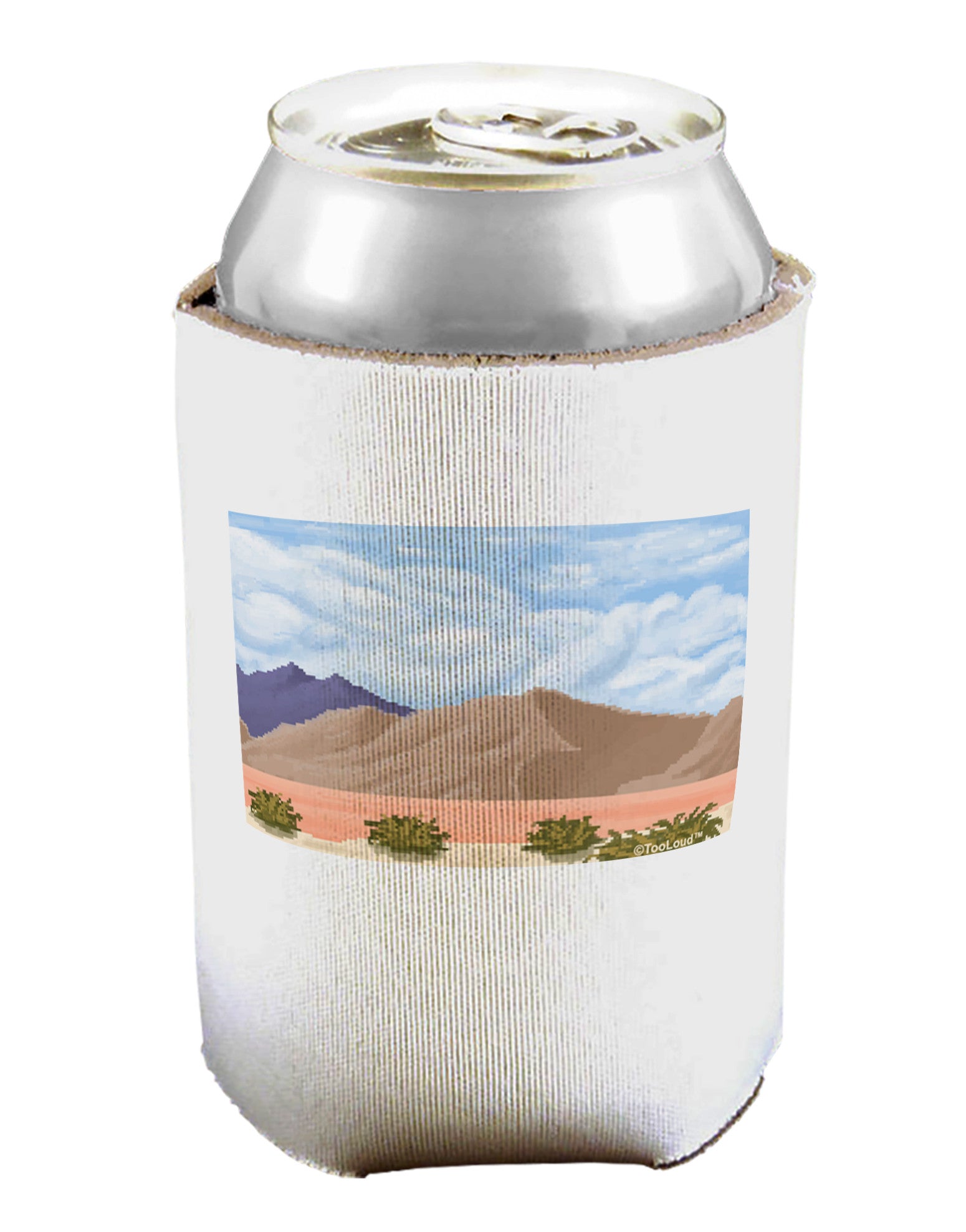 Pixel Landscape - Desert Can / Bottle Insulator Coolers-Can Coolie-TooLoud-1 Piece-Davson Sales