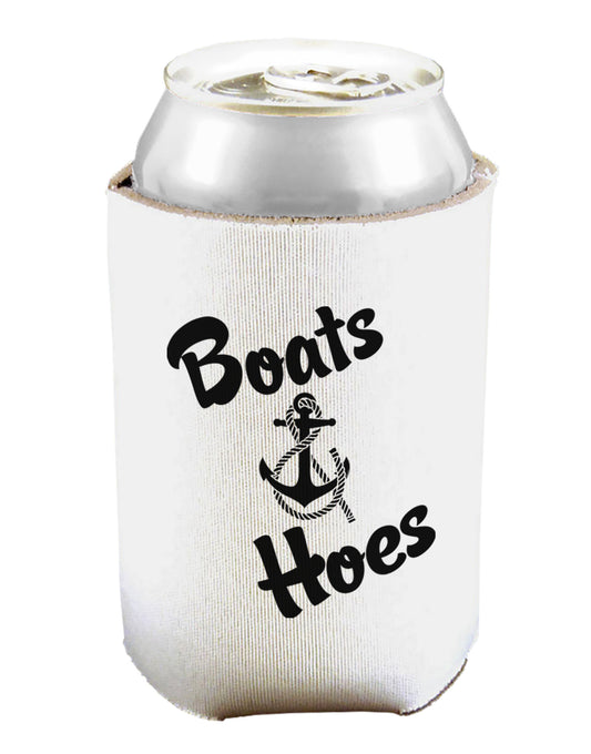 Boats and Hoes Can and Bottle Insulator Cooler-Bottle Insulator-TooLoud-White-Davson Sales
