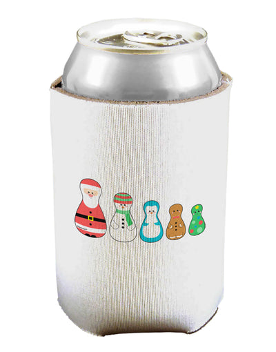 Cute Christmas Matryoshka Nesting Dolls Can / Bottle Insulator Coolers-Can Coolie-TooLoud-1 Piece-Davson Sales