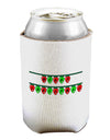 Merry Christmas Lights Red and Green Can / Bottle Insulator Coolers-Can Coolie-TooLoud-1 Piece-Davson Sales