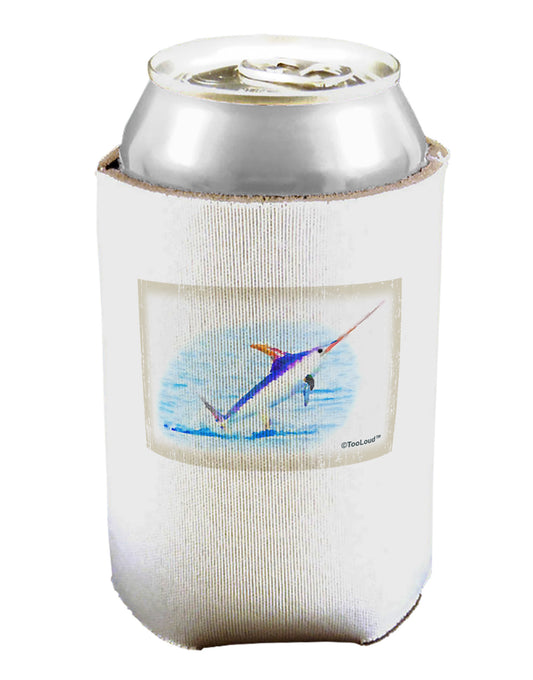 Swordfish Watercolor Can / Bottle Insulator Coolers-Can Coolie-TooLoud-1-Davson Sales