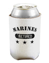 Retired Marines Can / Bottle Insulator Coolers by TooLoud-Can Coolie-TooLoud-1-Davson Sales