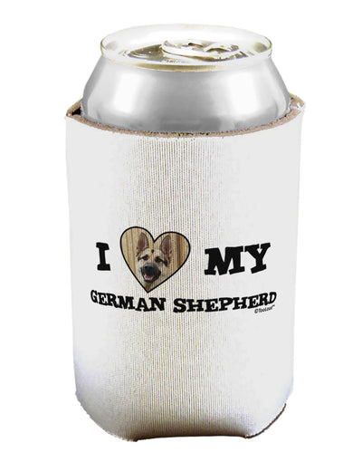 I Heart My German Shepherd Can / Bottle Insulator Coolers-Can Coolie-TooLoud-1-Davson Sales