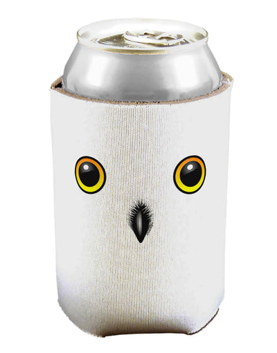 Cute Snowy Owl Face Can / Bottle Insulator Coolers-Can Coolie-TooLoud-1 Piece-Davson Sales
