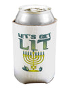 Let's Get Lit Menorah Can / Bottle Insulator Coolers-Can Coolie-TooLoud-1-Davson Sales