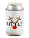 Matching Family Christmas Design - Reindeer - Little Can / Bottle Insulator Coolers by TooLoud-Can Coolie-TooLoud-1-Davson Sales
