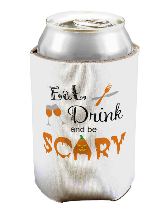 Eat Drink Scary Black Can / Bottle Insulator Coolers-Can Coolie-TooLoud-1-Davson Sales