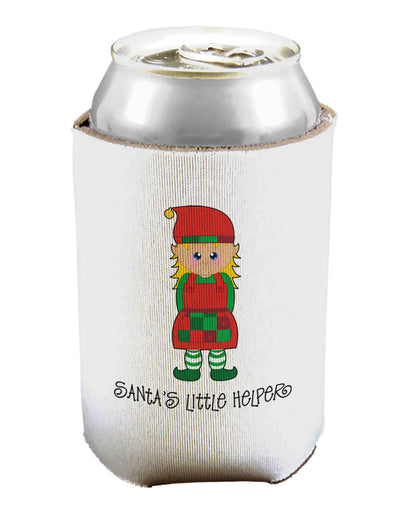 Santa's Little Helper Christmas Elf Girl Can / Bottle Insulator Coolers-Can Coolie-TooLoud-1 Piece-Davson Sales