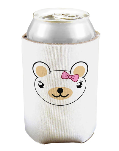 Kyu-T Head - Day Beartholomea Girl Teddy Bear Can and Bottle Insulator Cooler-Bottle Insulator-TooLoud-White-Davson Sales