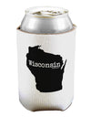 Wisconsin - United States Shape Can / Bottle Insulator Coolers-Can Coolie-TooLoud-1 Piece-Davson Sales