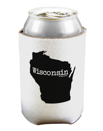 Wisconsin - United States Shape Can / Bottle Insulator Coolers-Can Coolie-TooLoud-1 Piece-Davson Sales