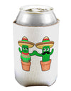 Fiesta Cactus Couple Can / Bottle Insulator Coolers by TooLoud-Can Coolie-TooLoud-1-Davson Sales