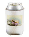 Bighorn Ram WatercolorText Can / Bottle Insulator Coolers-Can Coolie-TooLoud-1 Piece-Davson Sales