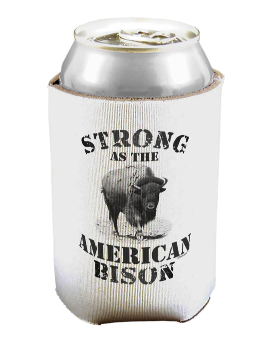 Strong Bison Text Can / Bottle Insulator Coolers-Can Coolie-TooLoud-1-Davson Sales
