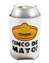 Sombrero Design - Cinco de Mayo Can / Bottle Insulator Coolers by TooLoud-Can Coolie-TooLoud-1-Davson Sales