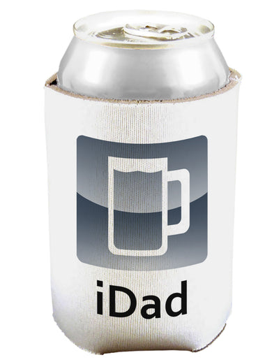 iDad Beer Can and Bottle Insulator Can Coolie-Bottle Insulator-TooLoud-White-Davson Sales