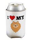 I Heart My - Cute Pomeranian Dog Can / Bottle Insulator Coolers by TooLoud-Can Coolie-TooLoud-1-Davson Sales