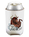 Taurus Color Illustration Can / Bottle Insulator Coolers-Can Coolie-TooLoud-1 Piece-Davson Sales