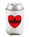 Black Lace Panty Heart Can / Bottle Insulator Coolers-Can Coolie-TooLoud-1 Piece-Davson Sales