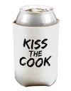 Kiss the Cook Grill Master 2 - Text Can / Bottle Insulator Coolers by TooLoud-Can Coolie-TooLoud-1-Davson Sales