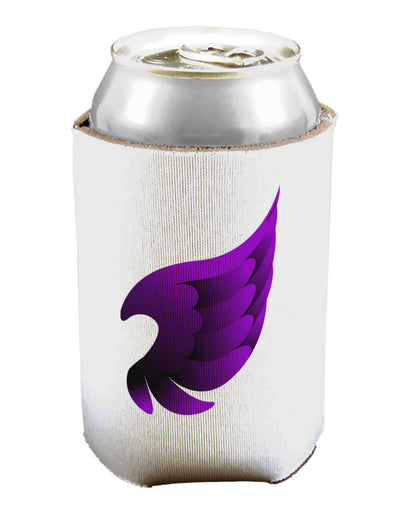 Cute Single Dark Angel Wing Black and Purple Can / Bottle Insulator Coolers-Can Coolie-TooLoud-1 Piece-Davson Sales