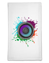 Paint Splatter Speaker Flour Sack Dish Towels-Flour Sack Dish Towel-TooLoud-White-Davson Sales