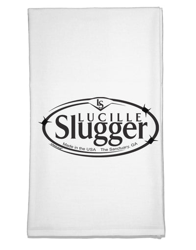 Lucille Slugger Logo Flour Sack Dish Towel by TooLoud-Flour Sack Dish Towel-TooLoud-White-Davson Sales