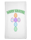 Happy Easter Egg Cross Faux Applique Flour Sack Dish Towel-Flour Sack Dish Towel-TooLoud-White-Davson Sales