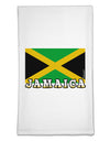 Jamaica Flag Flour Sack Dish Towel-Flour Sack Dish Towel-TooLoud-White-Davson Sales