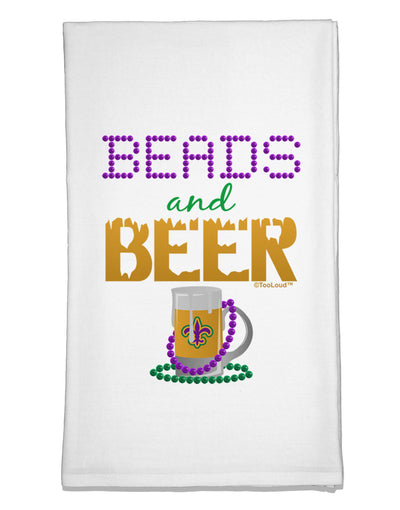 Beads And Beer Flour Sack Dish Towels-Flour Sack Dish Towel-TooLoud-White-Davson Sales