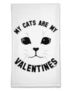 My Cats are my Valentines Flour Sack Dish Towels by TooLoud-TooLoud-White-Davson Sales