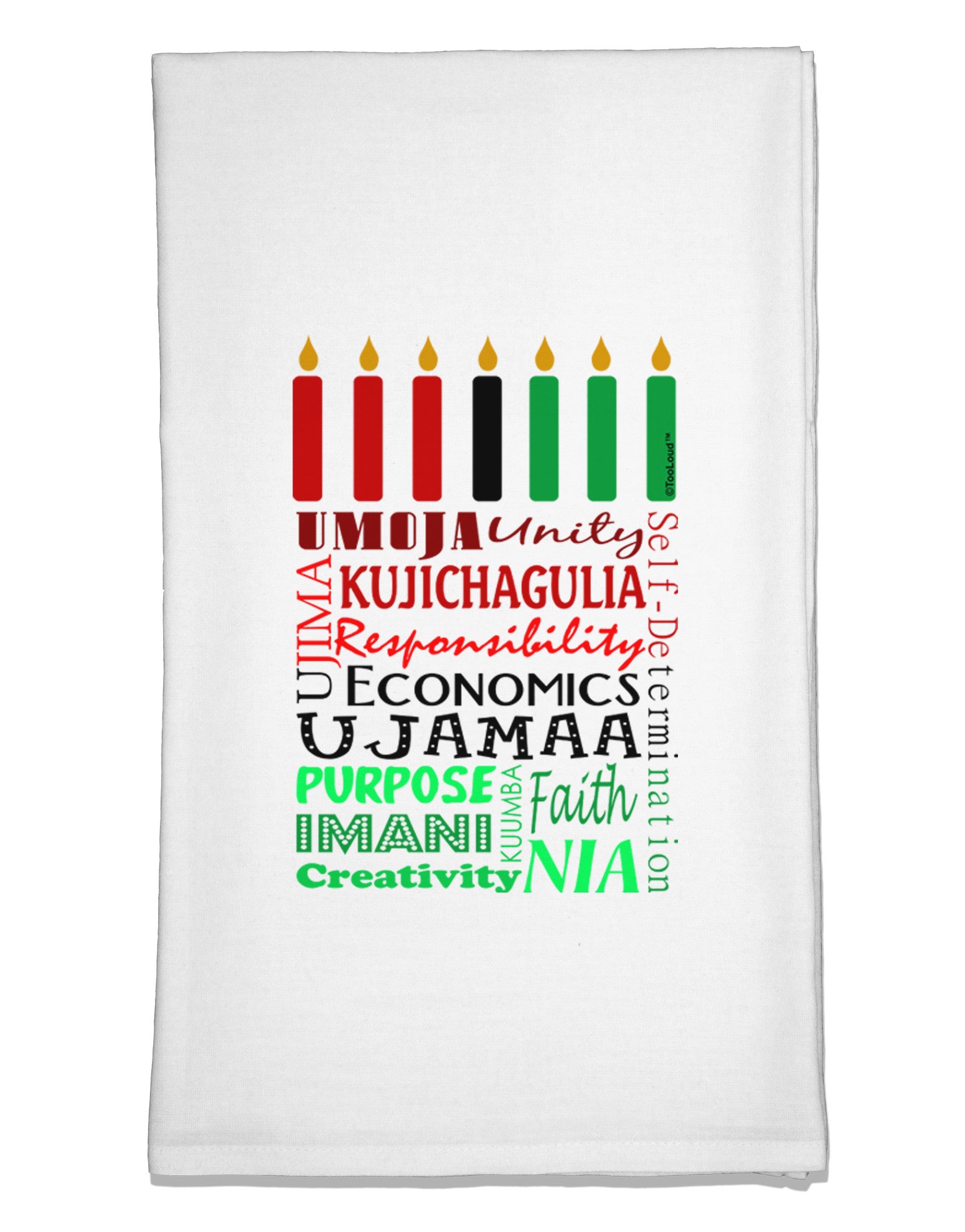 7 Principles Box Flour Sack Dish Towels-Flour Sack Dish Towel-TooLoud-White-Davson Sales