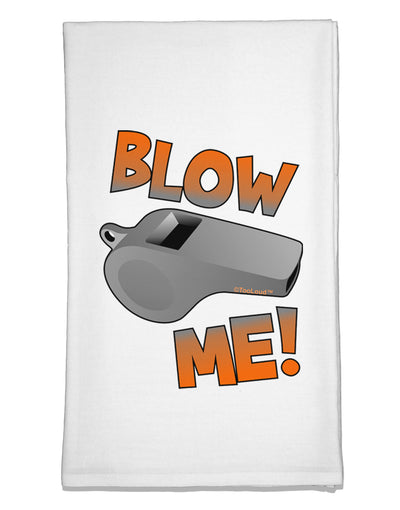 Blow Me Whistle Flour Sack Dish Towels-Flour Sack Dish Towel-TooLoud-White-Davson Sales