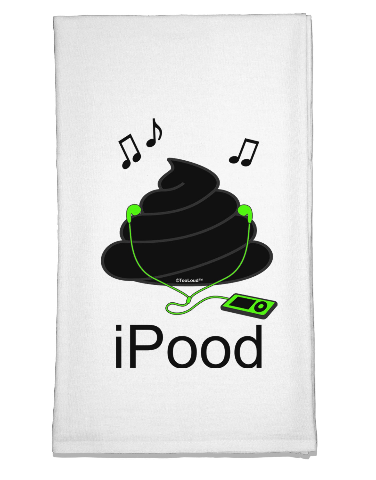 iPood Flour Sack Dish Towel by TooLoud-Flour Sack Dish Towel-TooLoud-White-Davson Sales