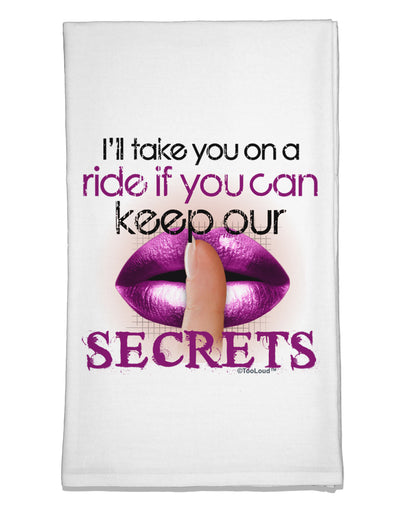 If You Can Keep Our Secrets Flour Sack Dish Towels-Flour Sack Dish Towel-TooLoud-White-Davson Sales