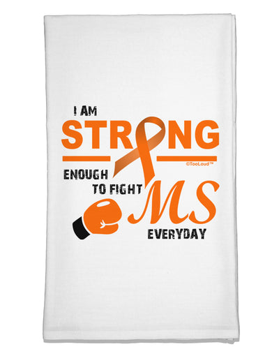 MS - I Am Strong Flour Sack Dish Towels-Flour Sack Dish Towel-TooLoud-White-Davson Sales