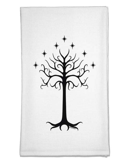 The Royal White Tree Flour Sack Dish Towel by TooLoud-Flour Sack Dish Towel-TooLoud-White-Davson Sales