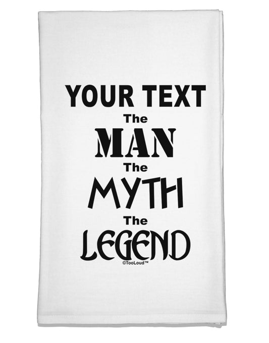 Personalized The Man The Myth The Legend Flour Sack Dish Towel by TooLoud-Flour Sack Dish Towel-TooLoud-White-Davson Sales