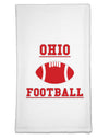 Ohio Football Flour Sack Dish Towel by TooLoud-Flour Sack Dish Towel-TooLoud-White-Davson Sales
