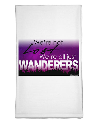 We're All Just Wanderers Flour Sack Dish Towels-Flour Sack Dish Towel-TooLoud-White-Davson Sales