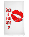 Such a Fun Age Kiss Lips Flour Sack Dish Towel-Flour Sack Dish Towel-TooLoud-Davson Sales