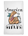 America is Strong We will Overcome This Flour Sack Dish Towel