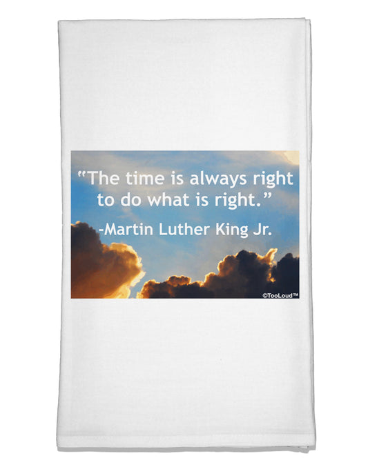 The Time Is Always Right Flour Sack Dish Towels-Flour Sack Dish Towel-TooLoud-White-Davson Sales