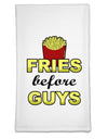 Fries Before Guys Collapsible Neoprene Tall Can Insulator by TooLoud-TooLoud-White-Davson Sales