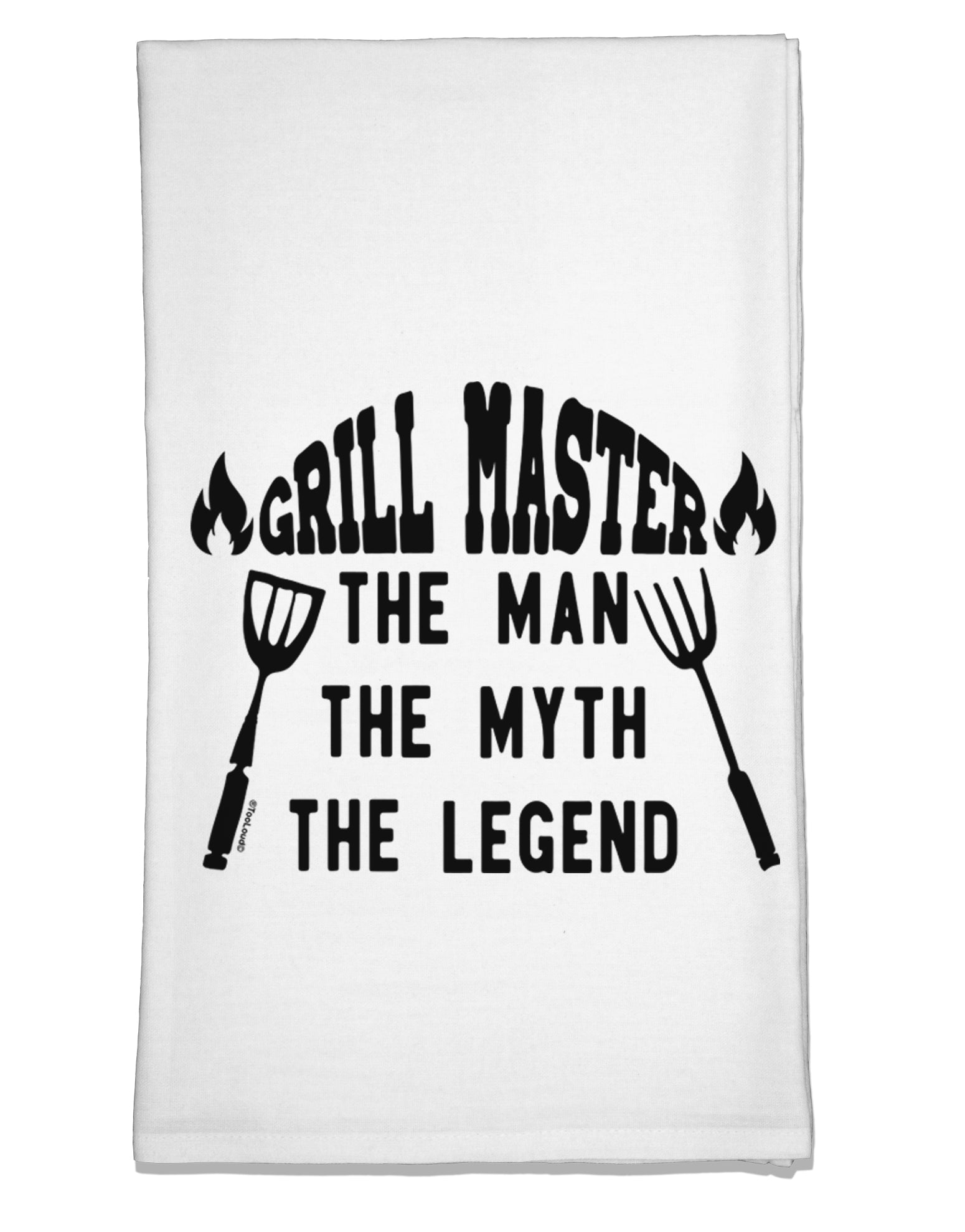 Grill Master The Man The Myth The Legend Flour Sack Dish Towel-Flour Sack Dish Towel-TooLoud-Davson Sales